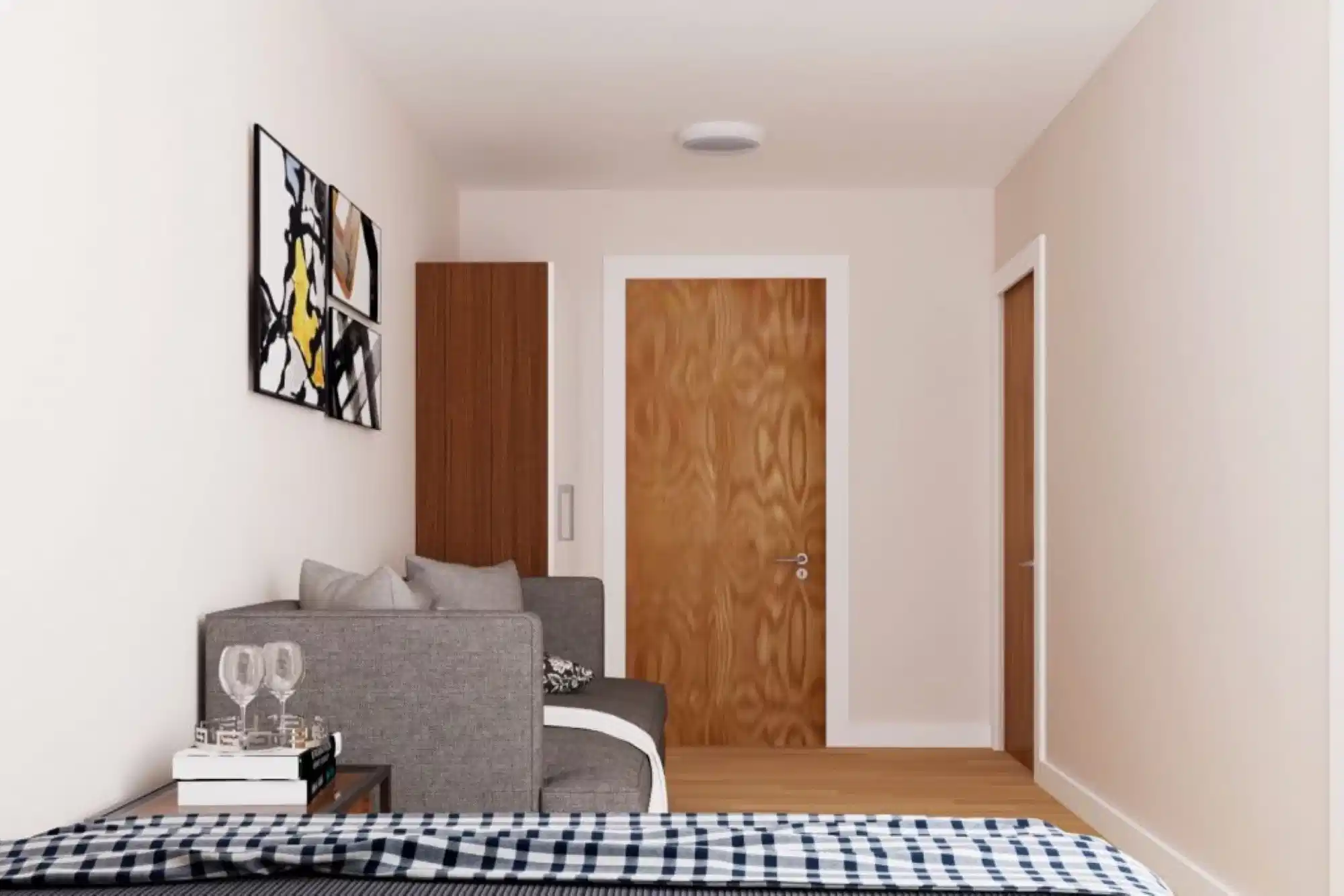 1-Bed Apartment. Ground,1st & 2nd floors - Bedroom