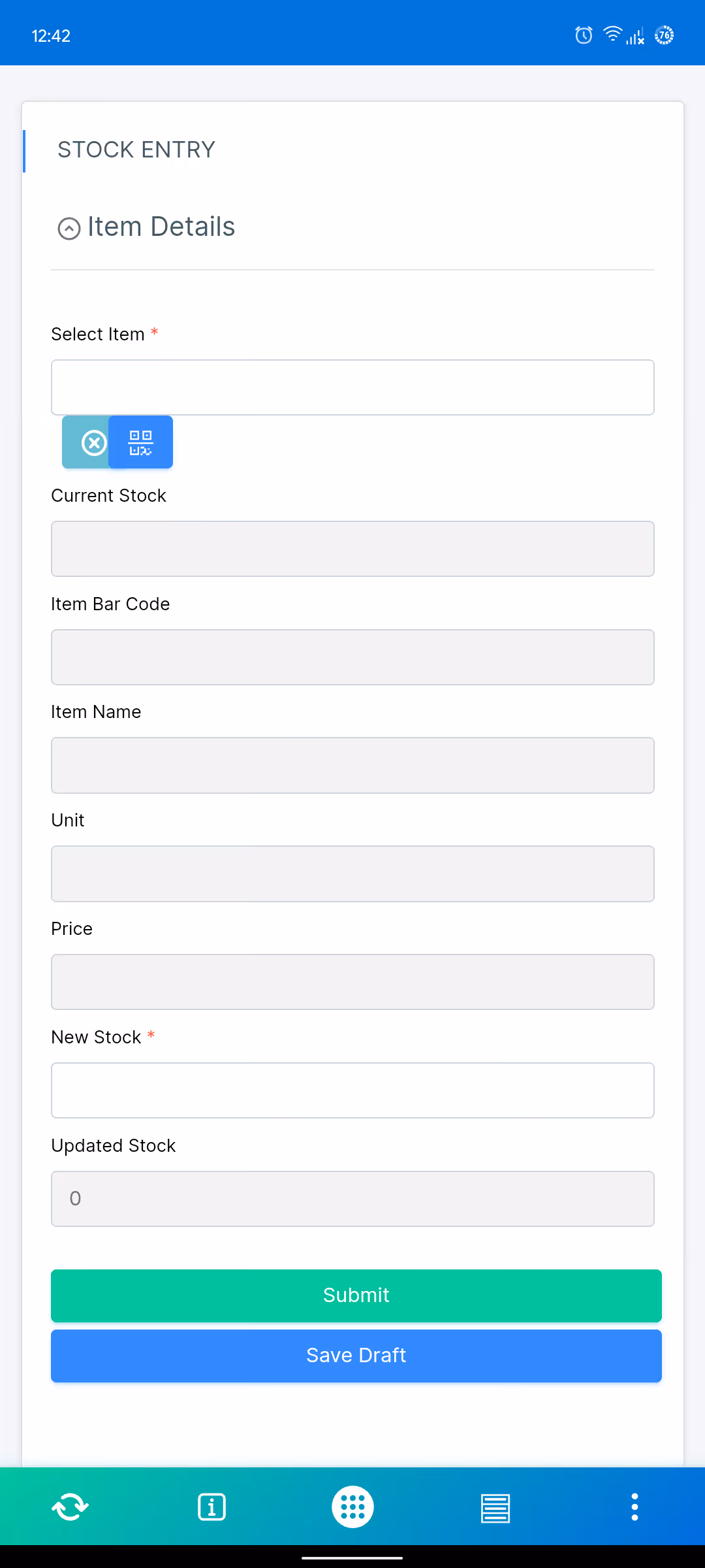 stock entry