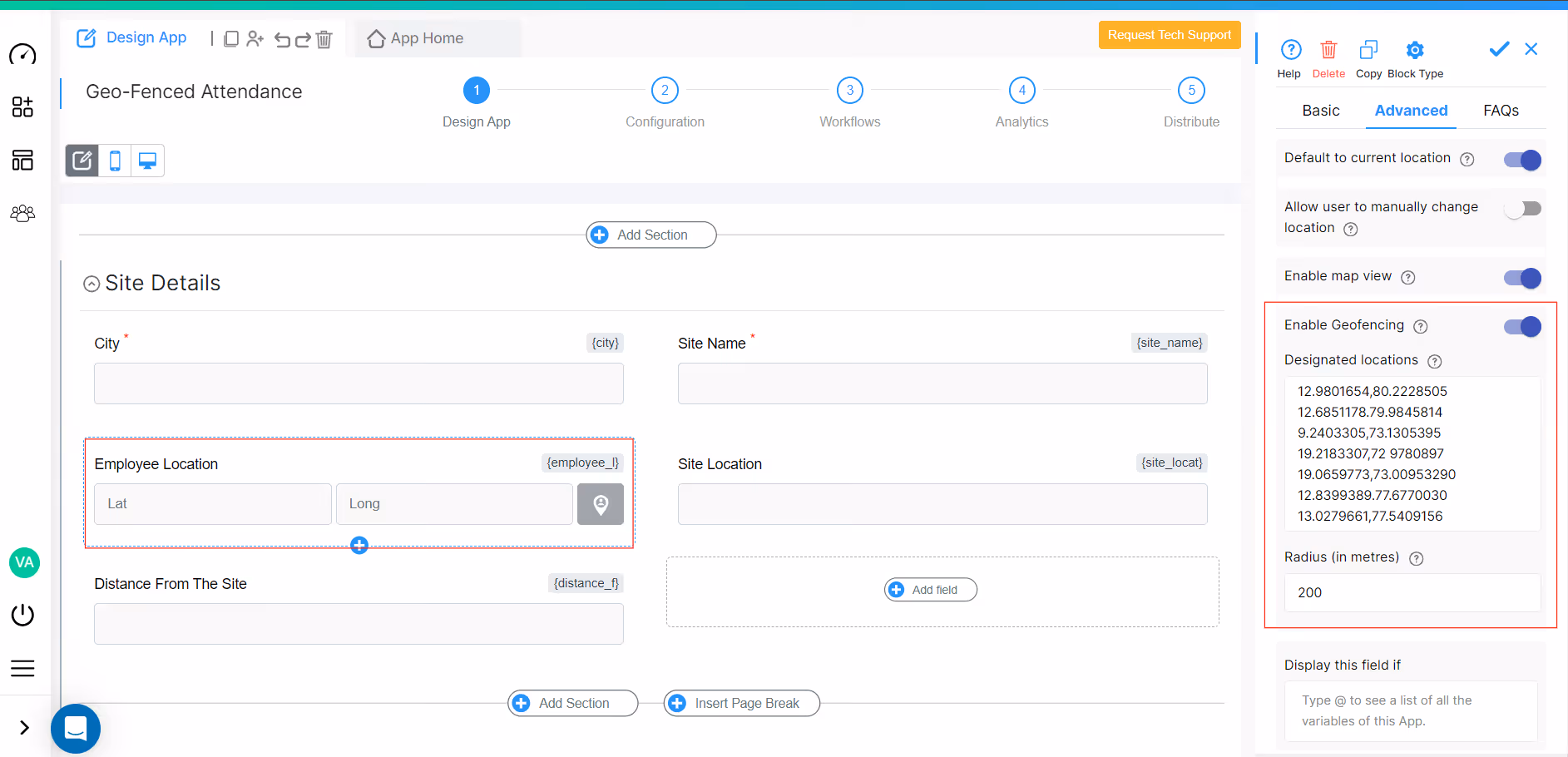 add gps location to your form