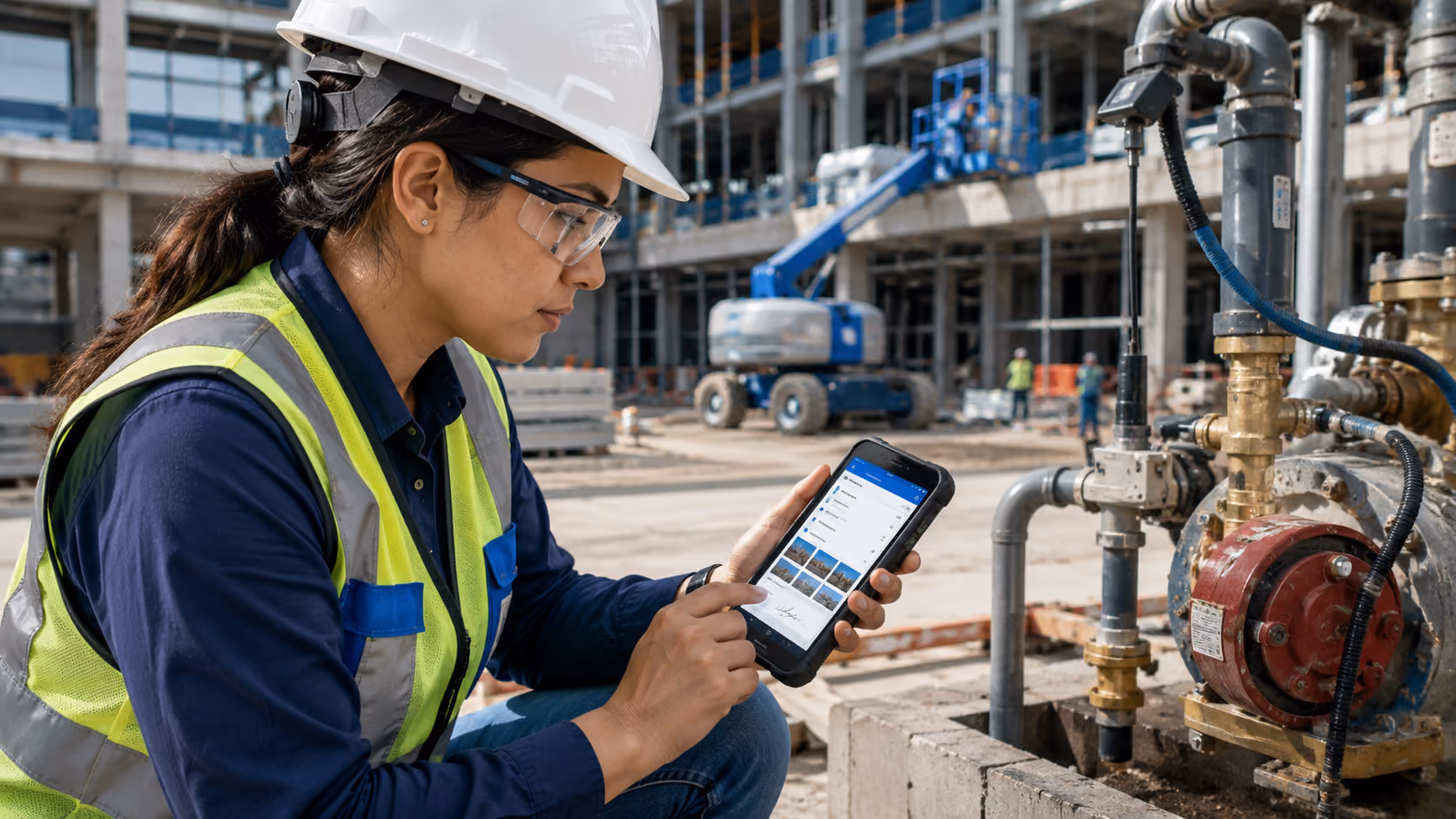 Mobile site inspection workflow