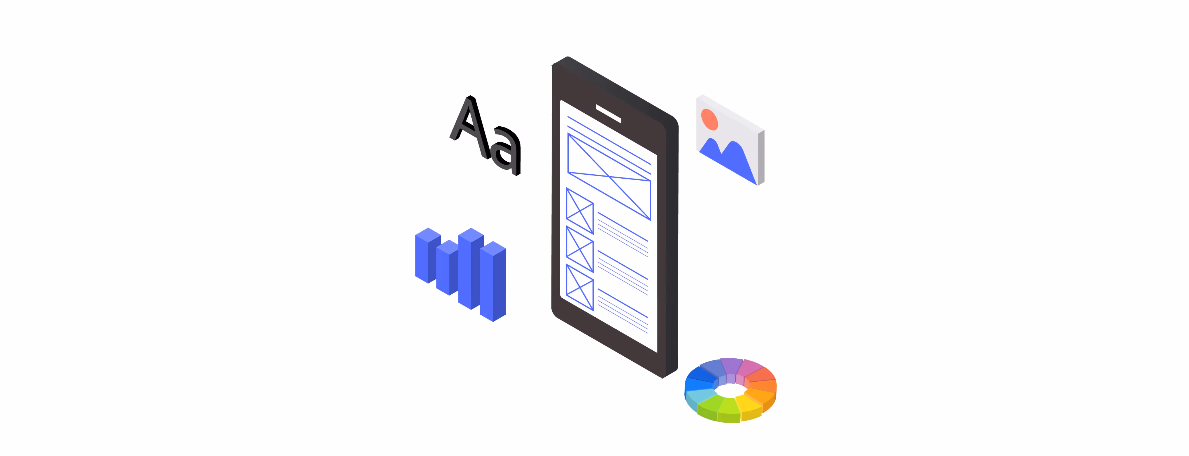 A smartphone illustrating a No-Code app built using the drag-and-drop features of the No-Code platform Clappia.