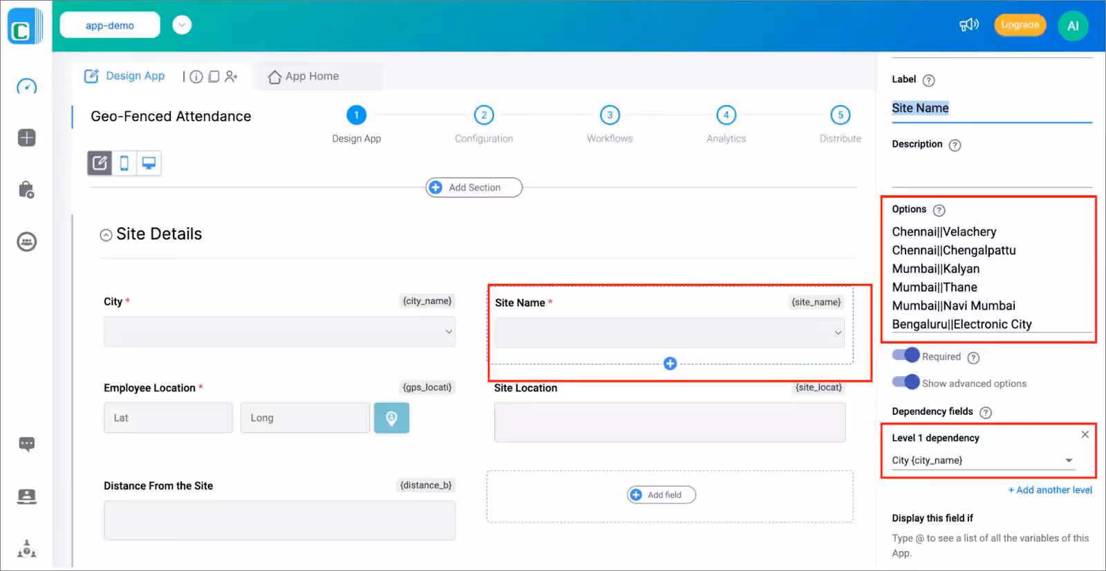 GPS Location - Attendance App 
