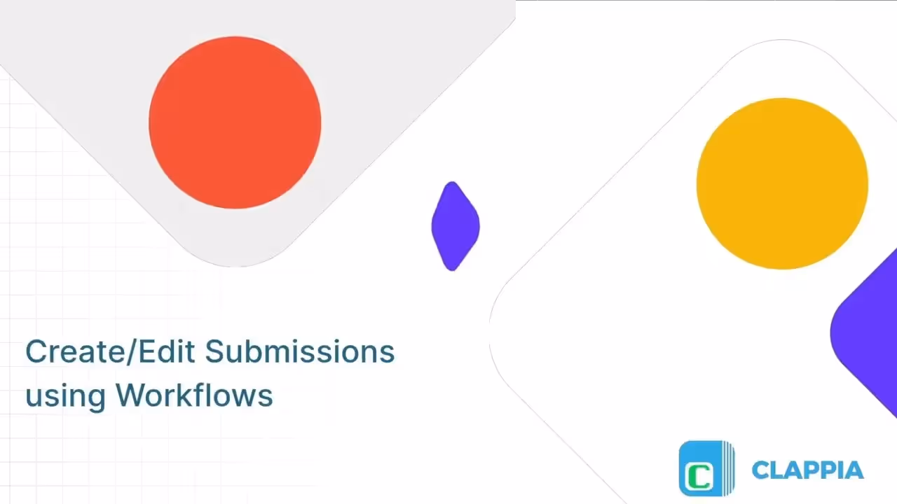 Workflows: Edit Submissions