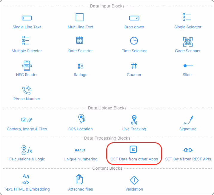 Get Data from Other App