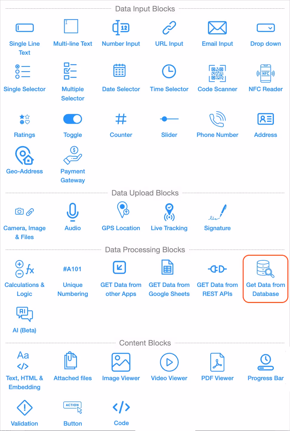 Get Data from Database
