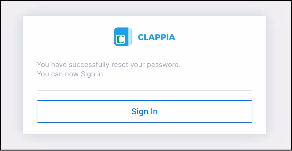 How to Reset Password Clappia App?