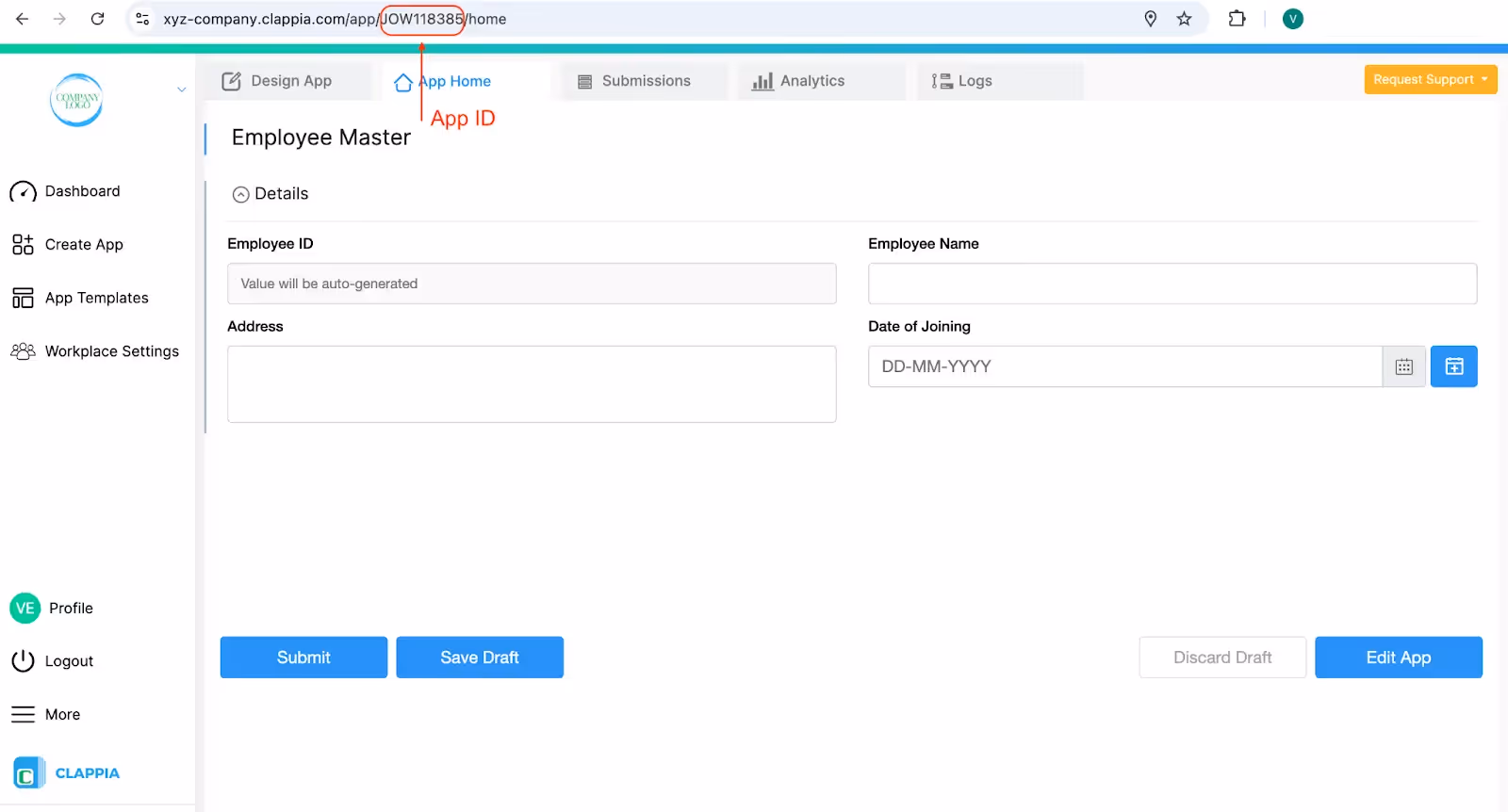 Clappia public APIs