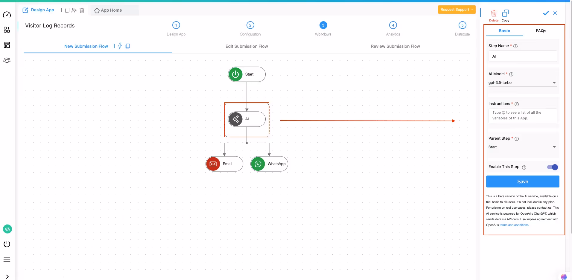 how ai is used in visitor management system