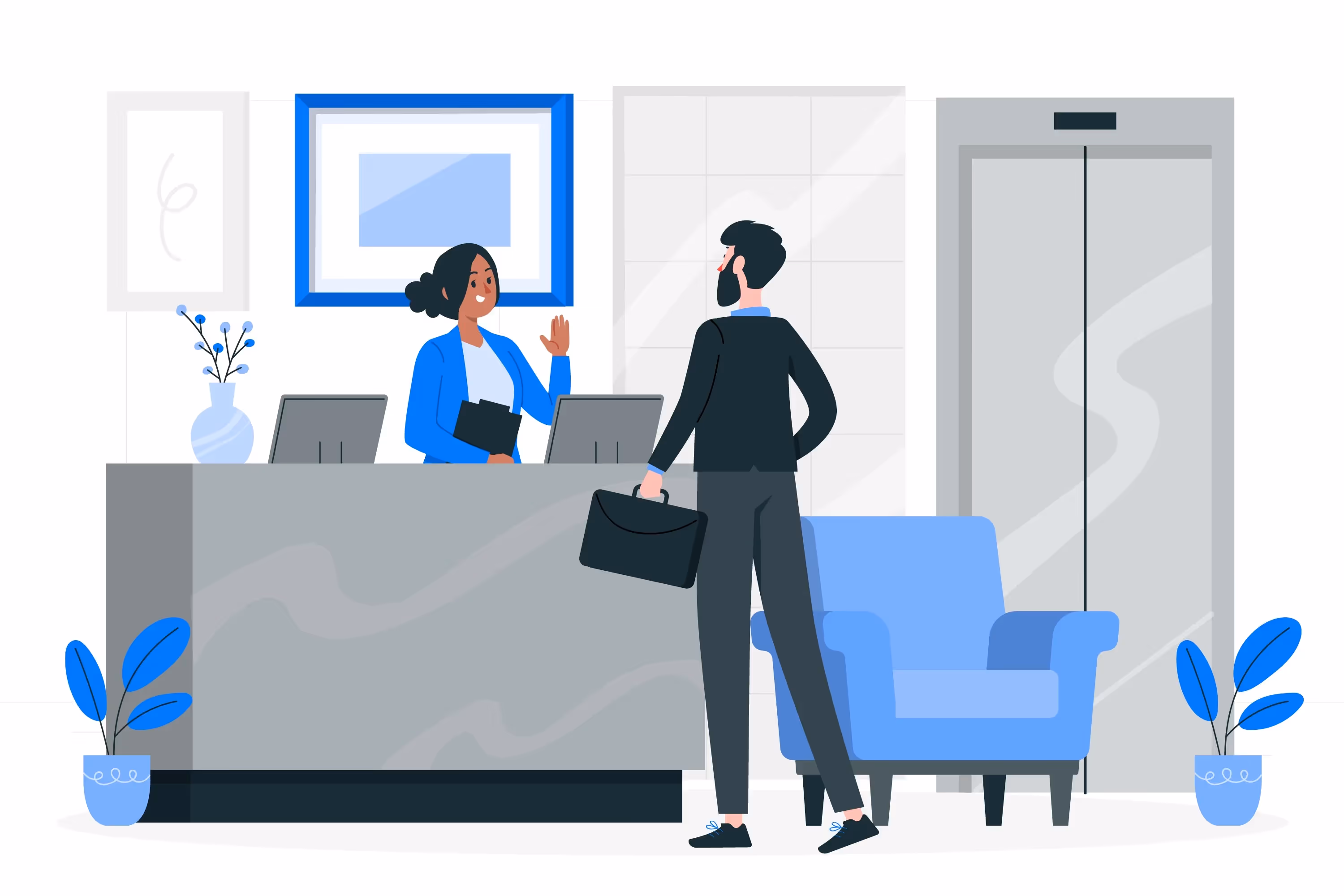 how ai is used in visitor management system