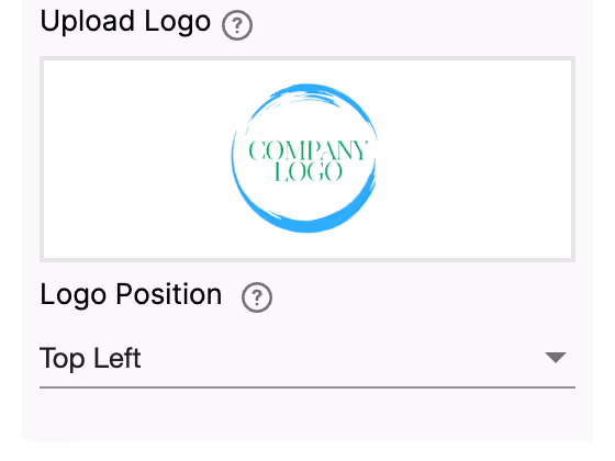 upload logo