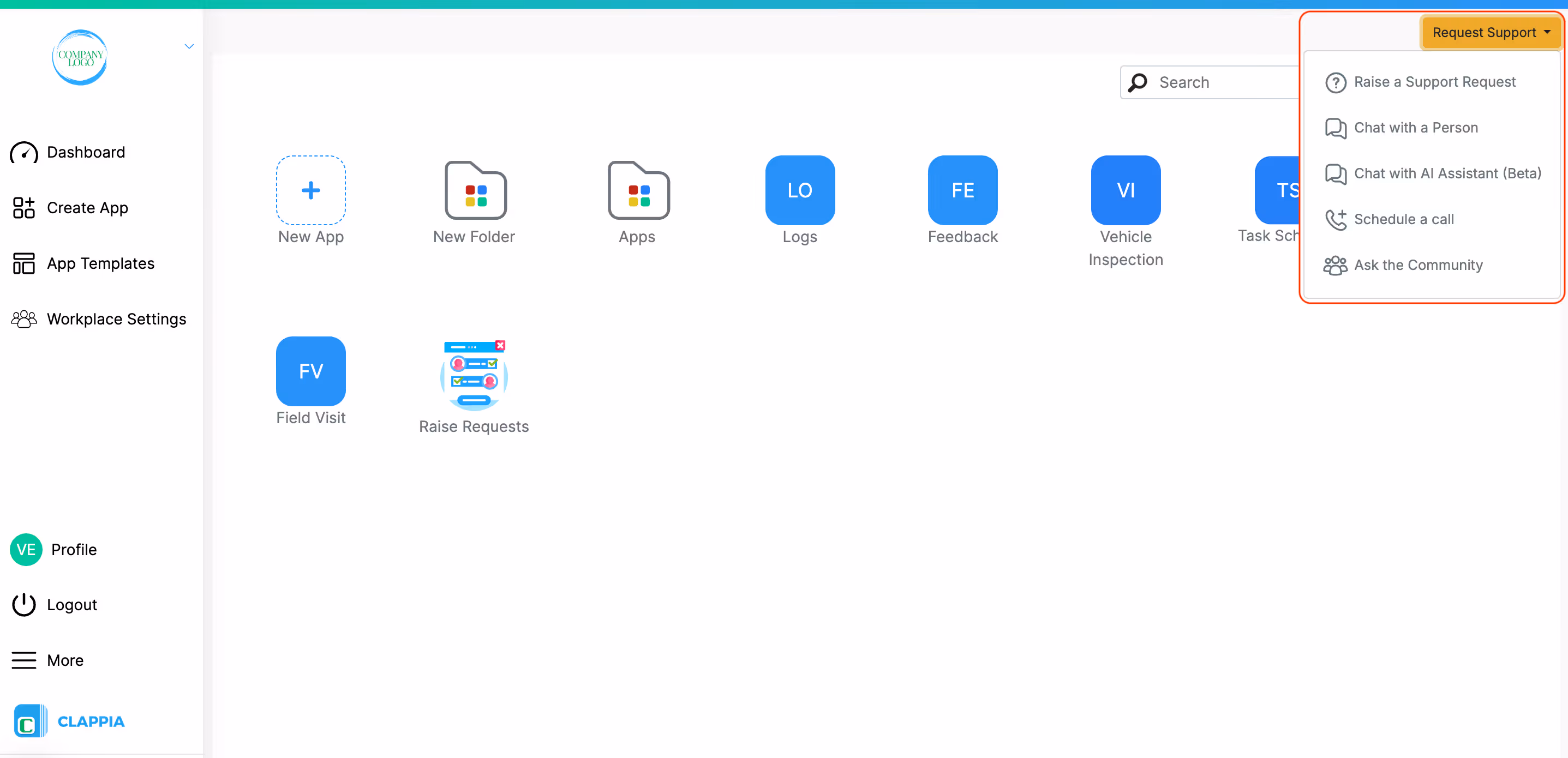 customer support - chat options
