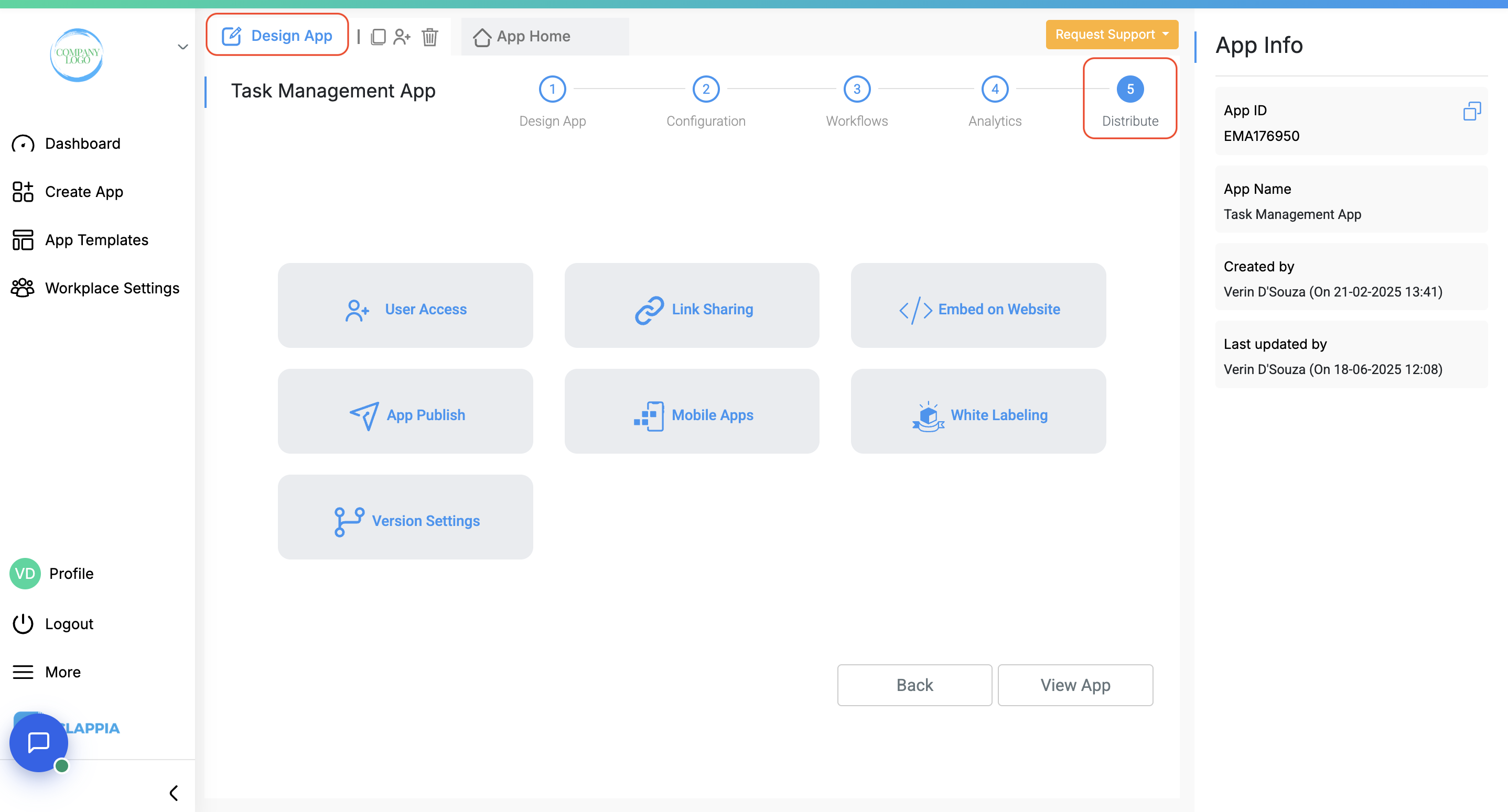 Publish App