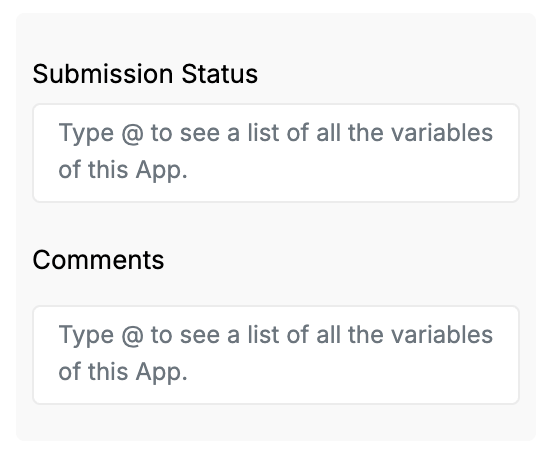 Create Submissions in Apps