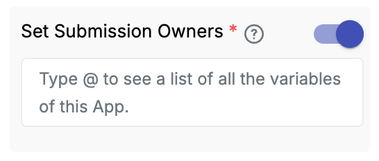 Create Submissions in Apps