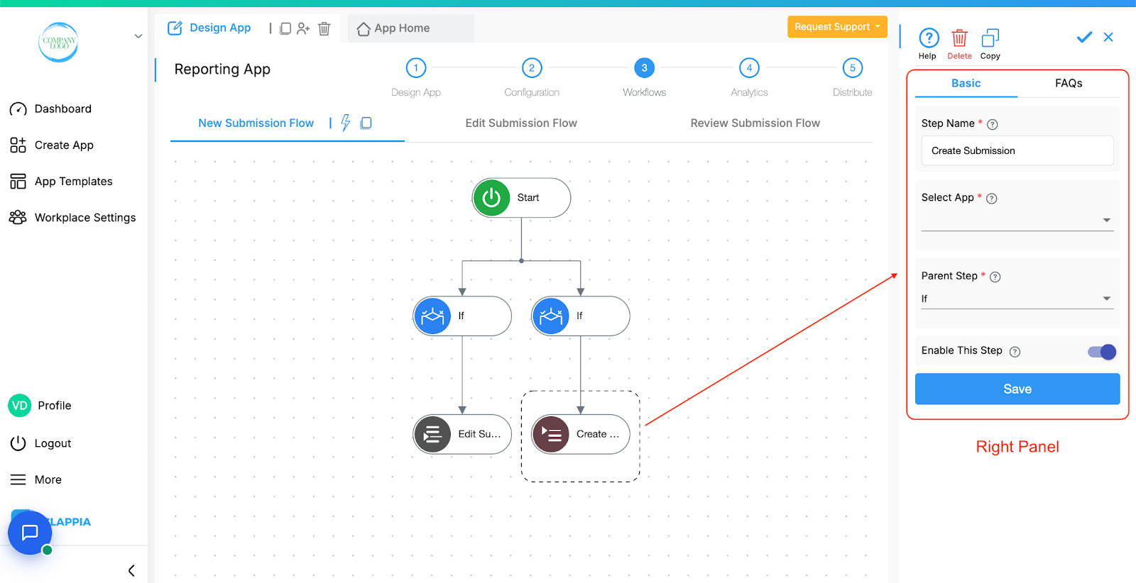 Create Submissions in Apps