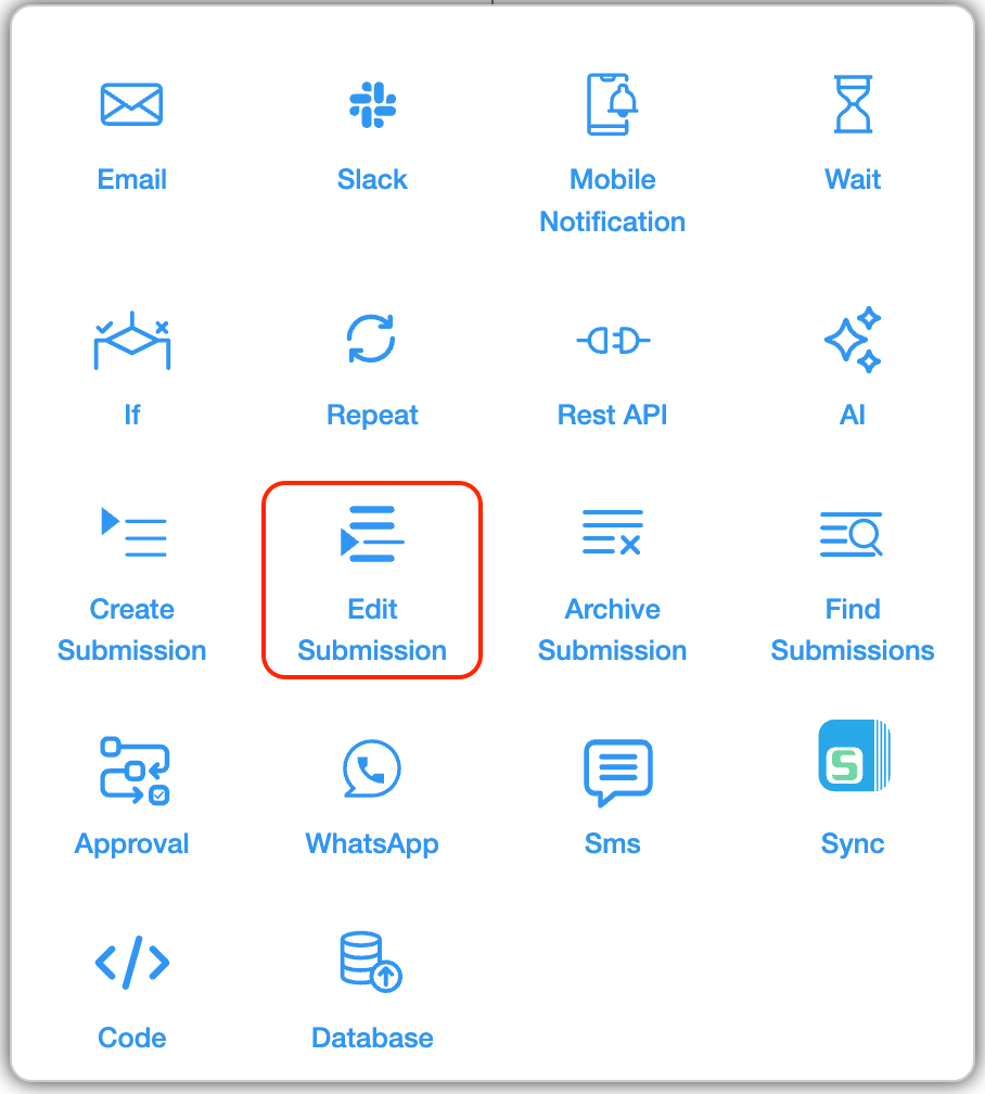 Edit App Submissions