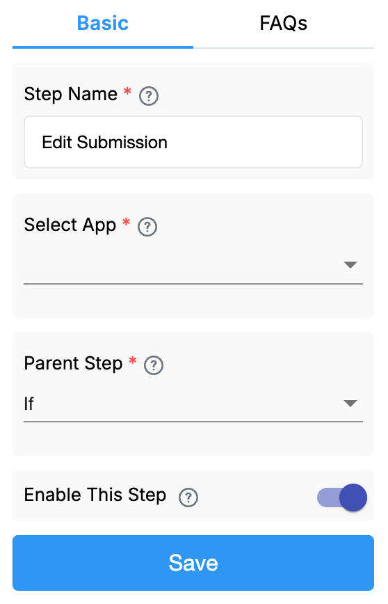Edit App Submissions