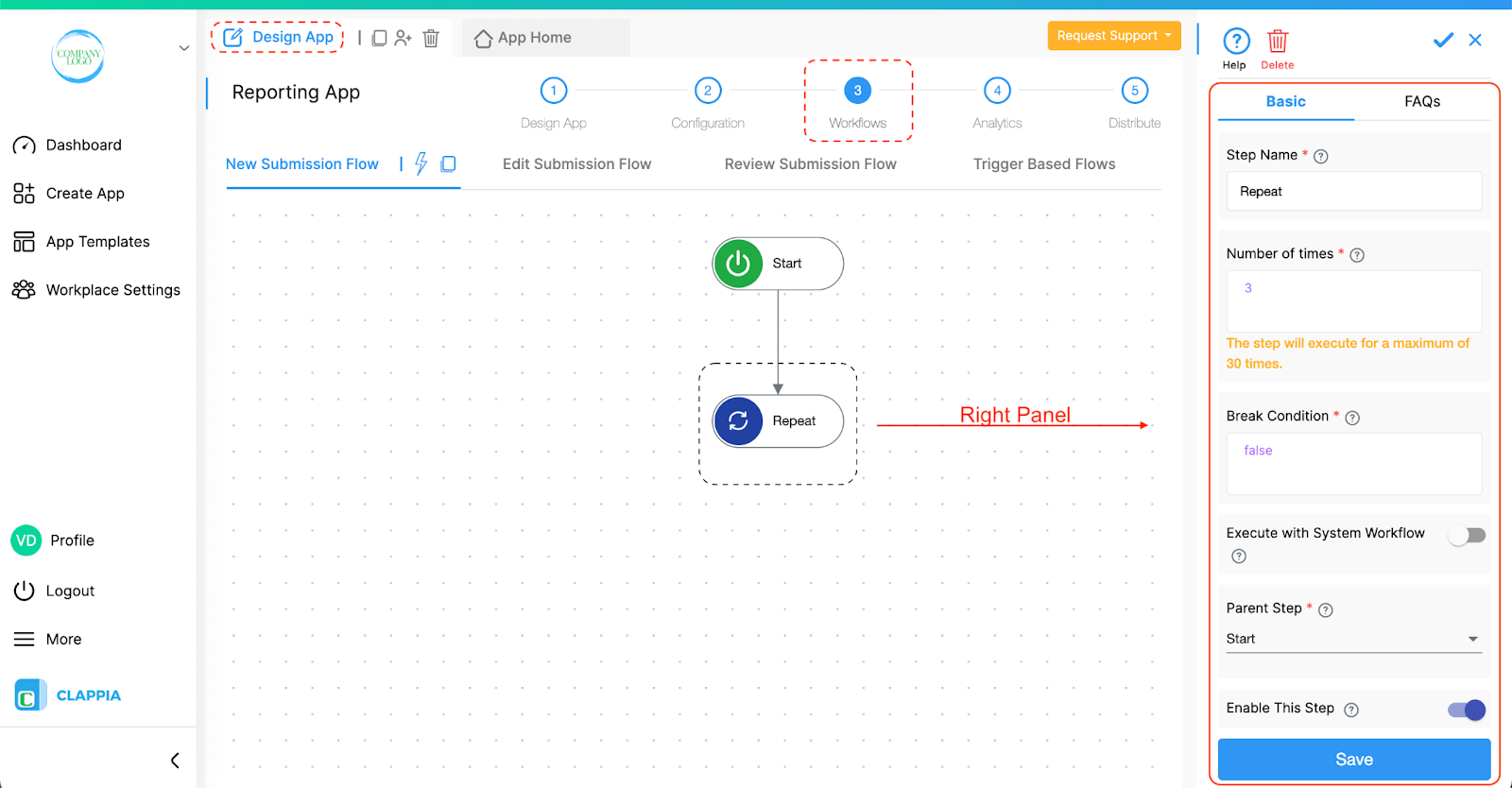 Repeat Workflow
