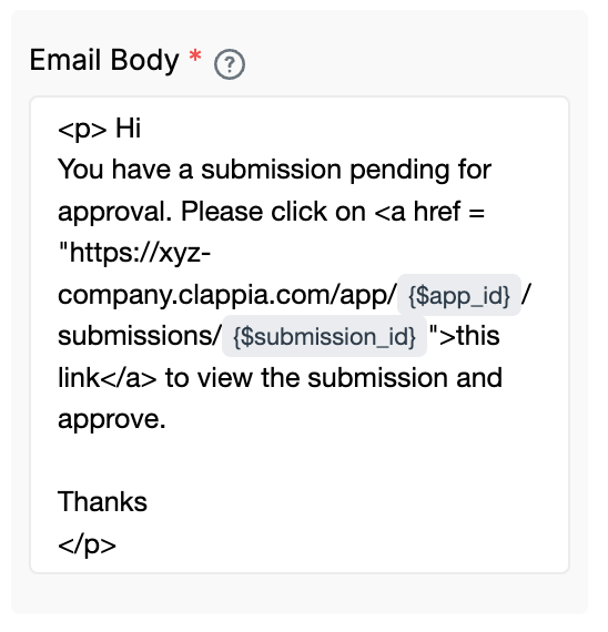 Approval Workflow