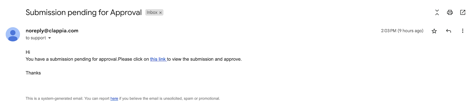 Approval Workflow