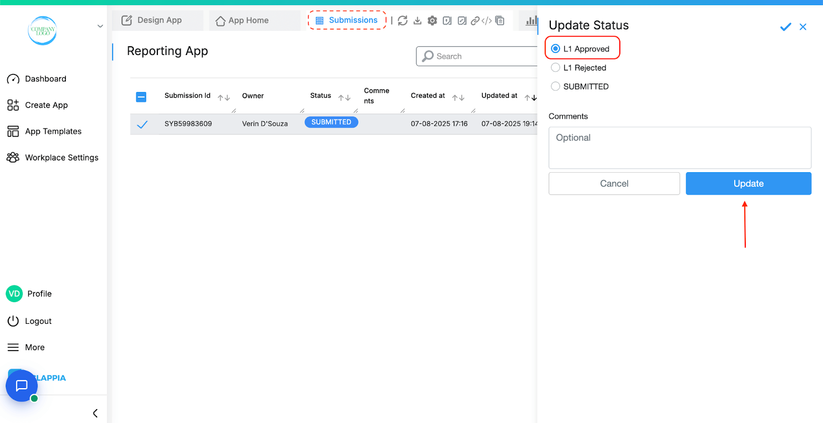 Approval Workflow