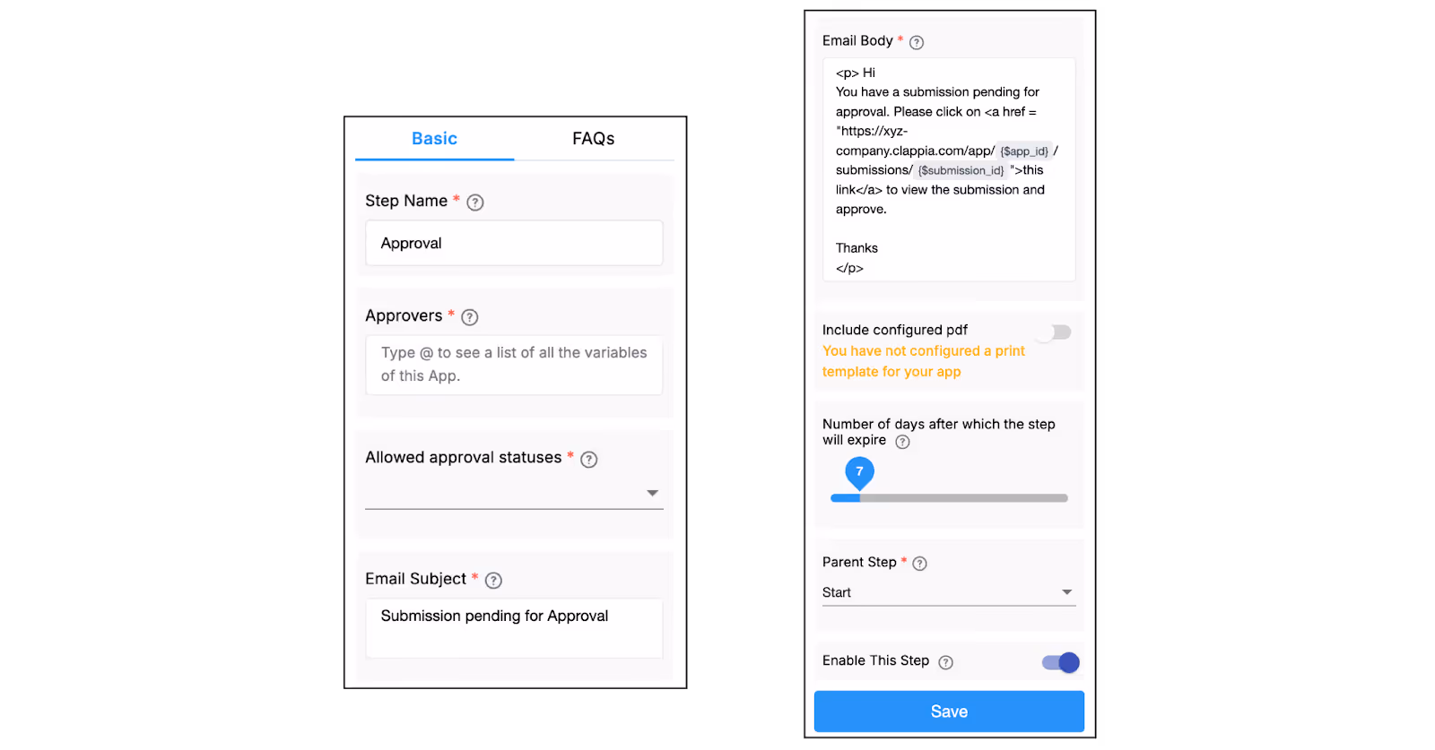 Approval Workflow