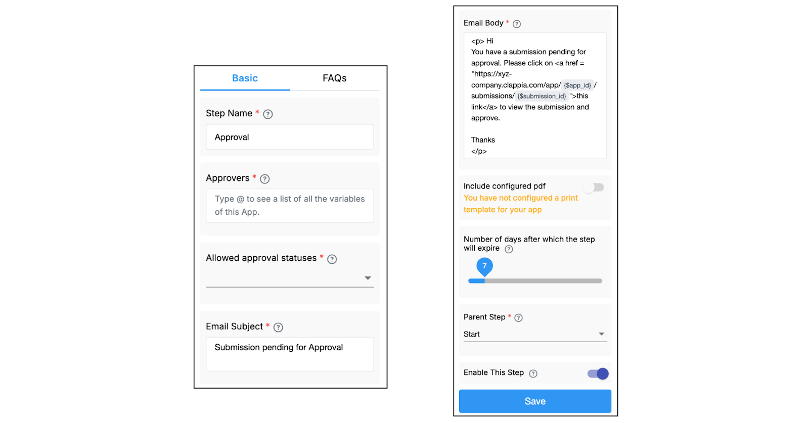 Approval Workflow