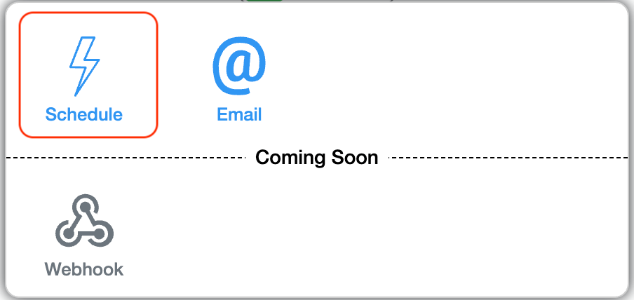 Schedule Workflow