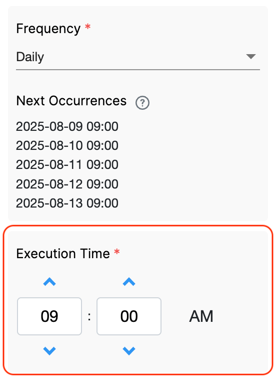 Schedule Workflow