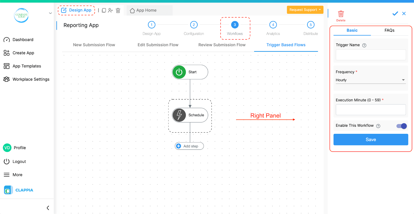 Schedule Workflow