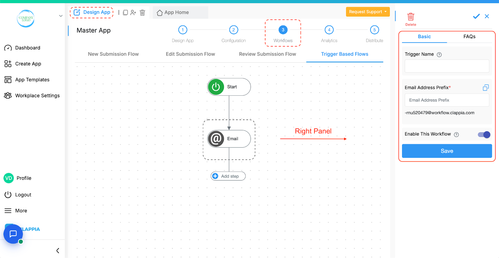 Trigger Email Workflow
