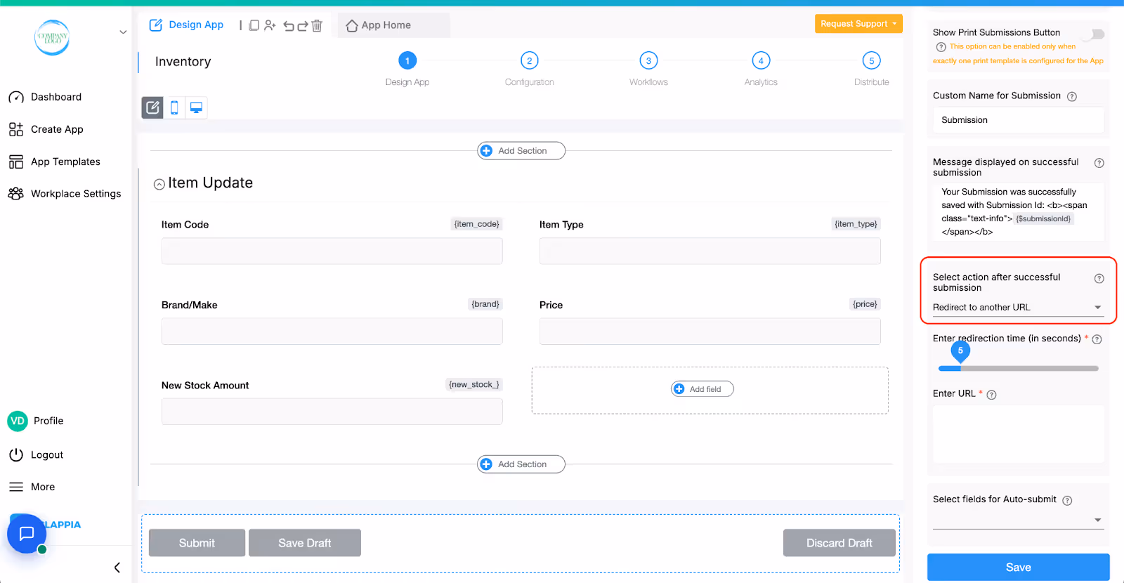 Auto-Fill Values in Apps