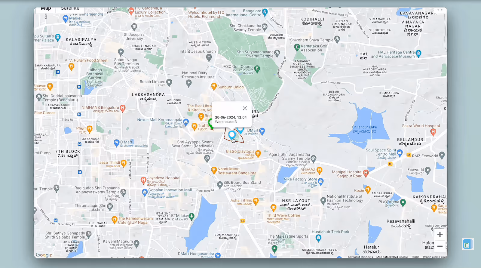Live tracking