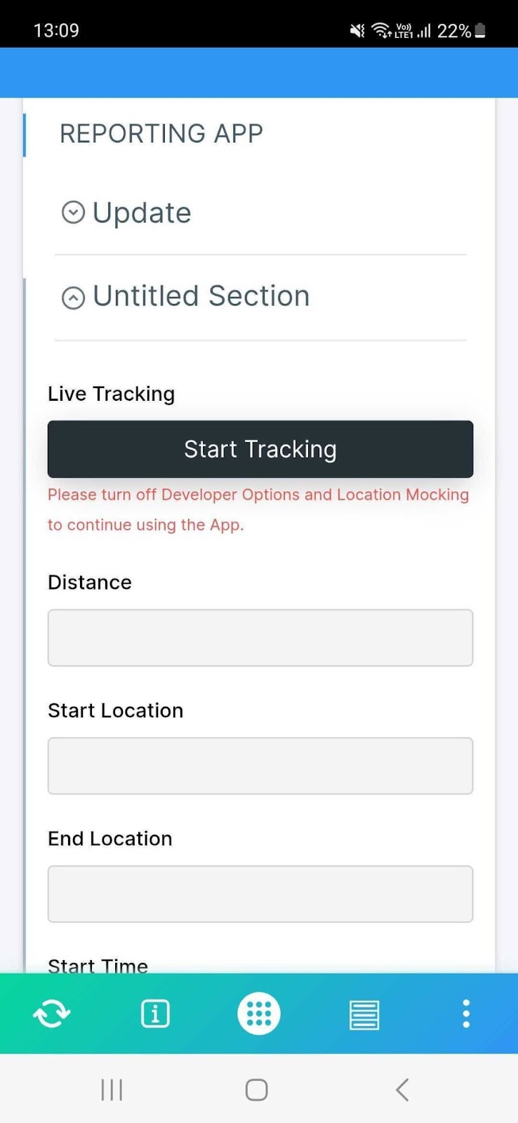 Live Tracking