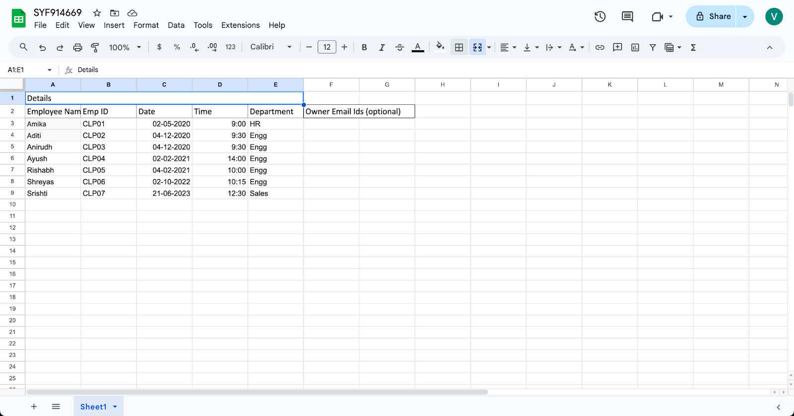 Bulk upload data
