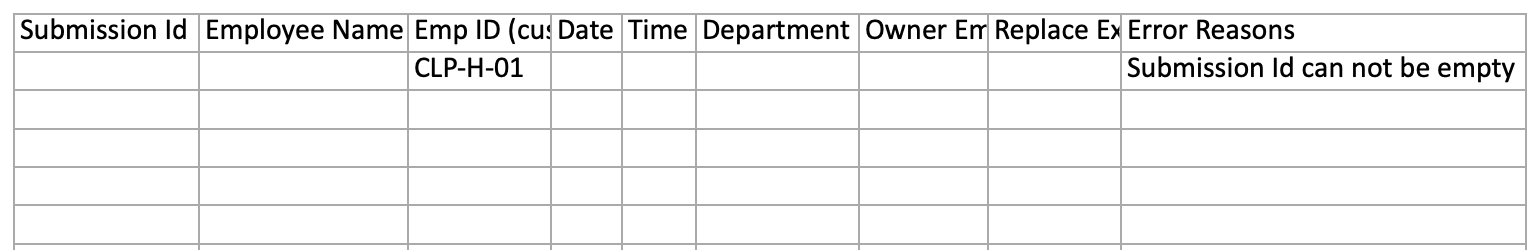 Bulk Edit Data