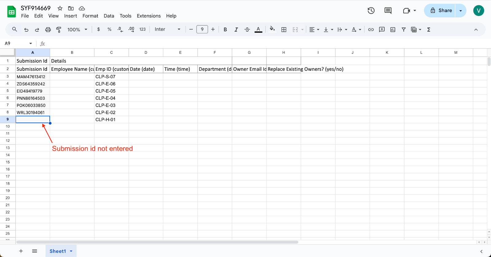 Bulk Edit Data