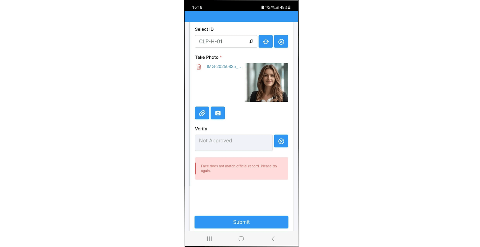 Facial Recognition Using AI