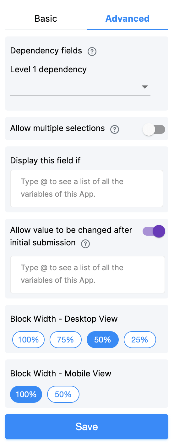 Dropdown