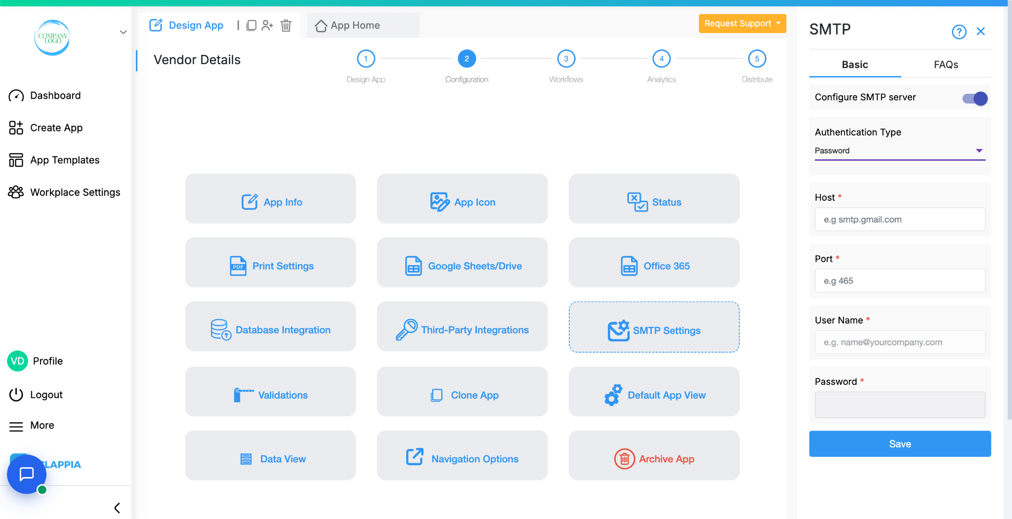 App-Level SMTP