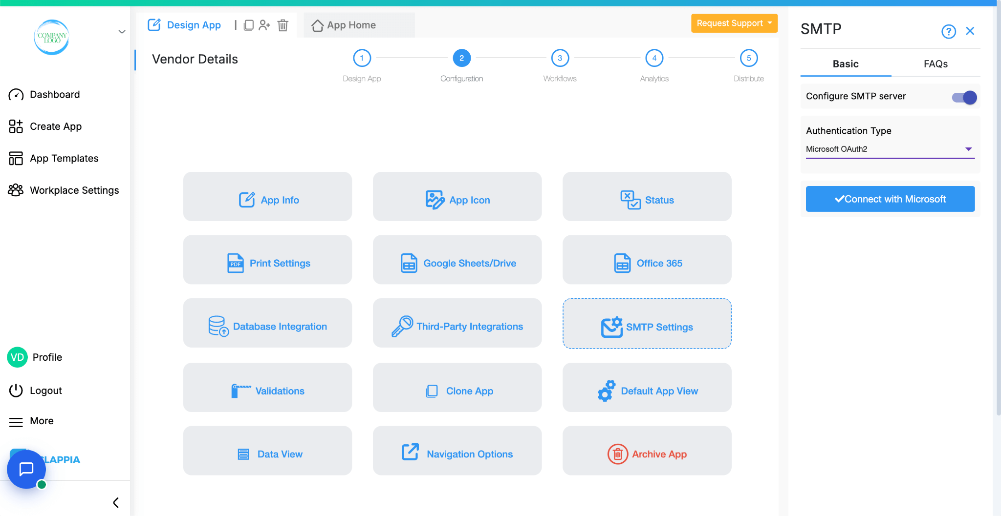 App-Level SMTP