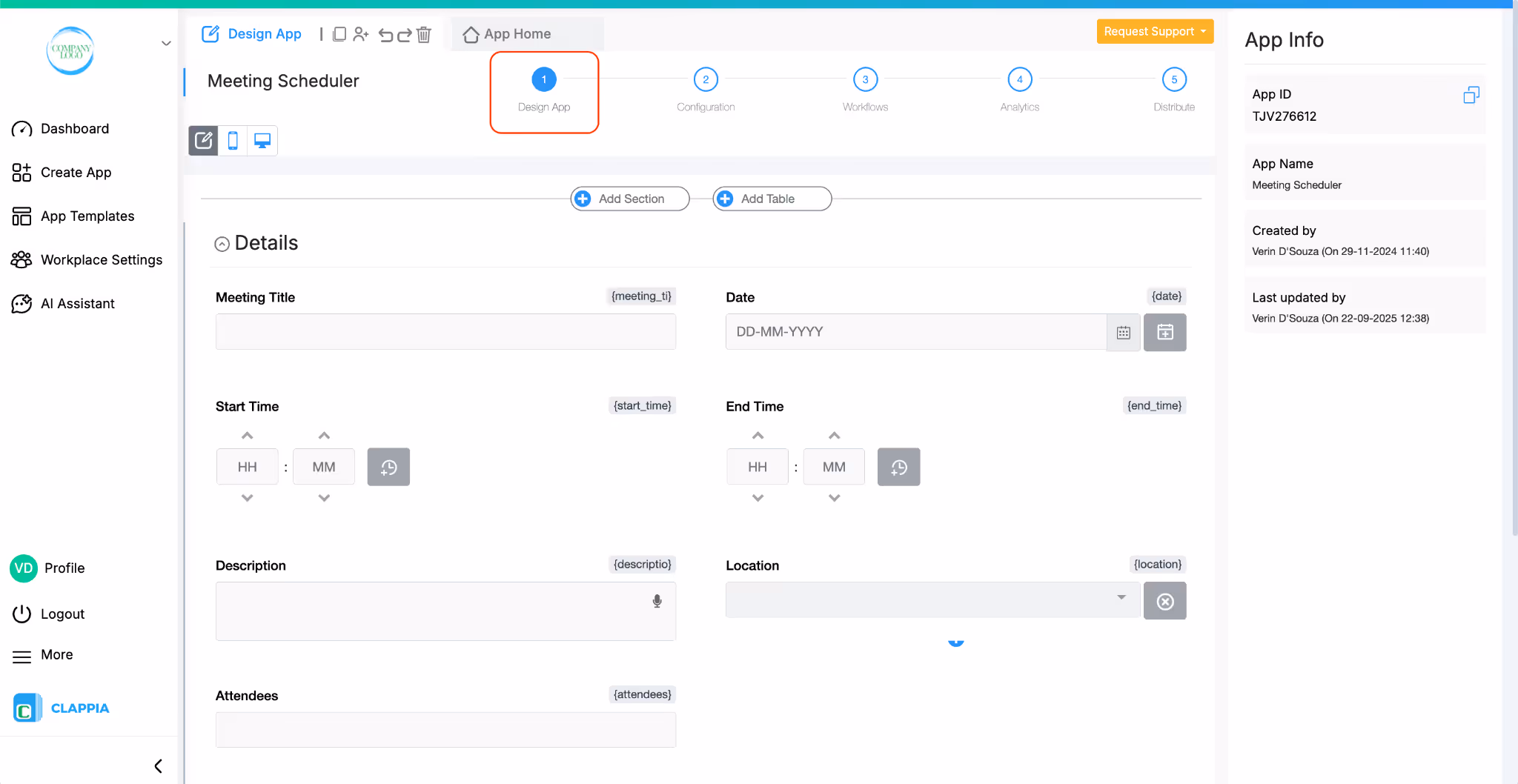 Google Calendar Workflow