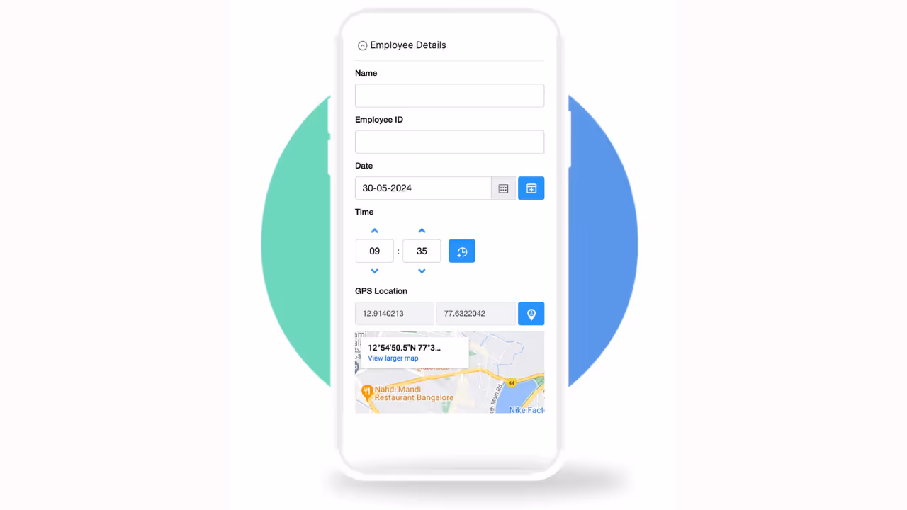 gps tracking app made on no-code solution clappia