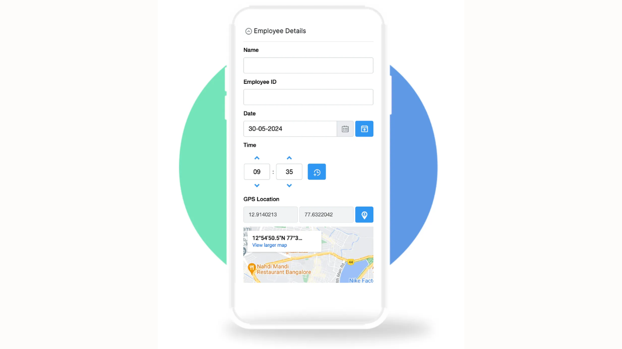 gps tracking app made on no-code solution clappia