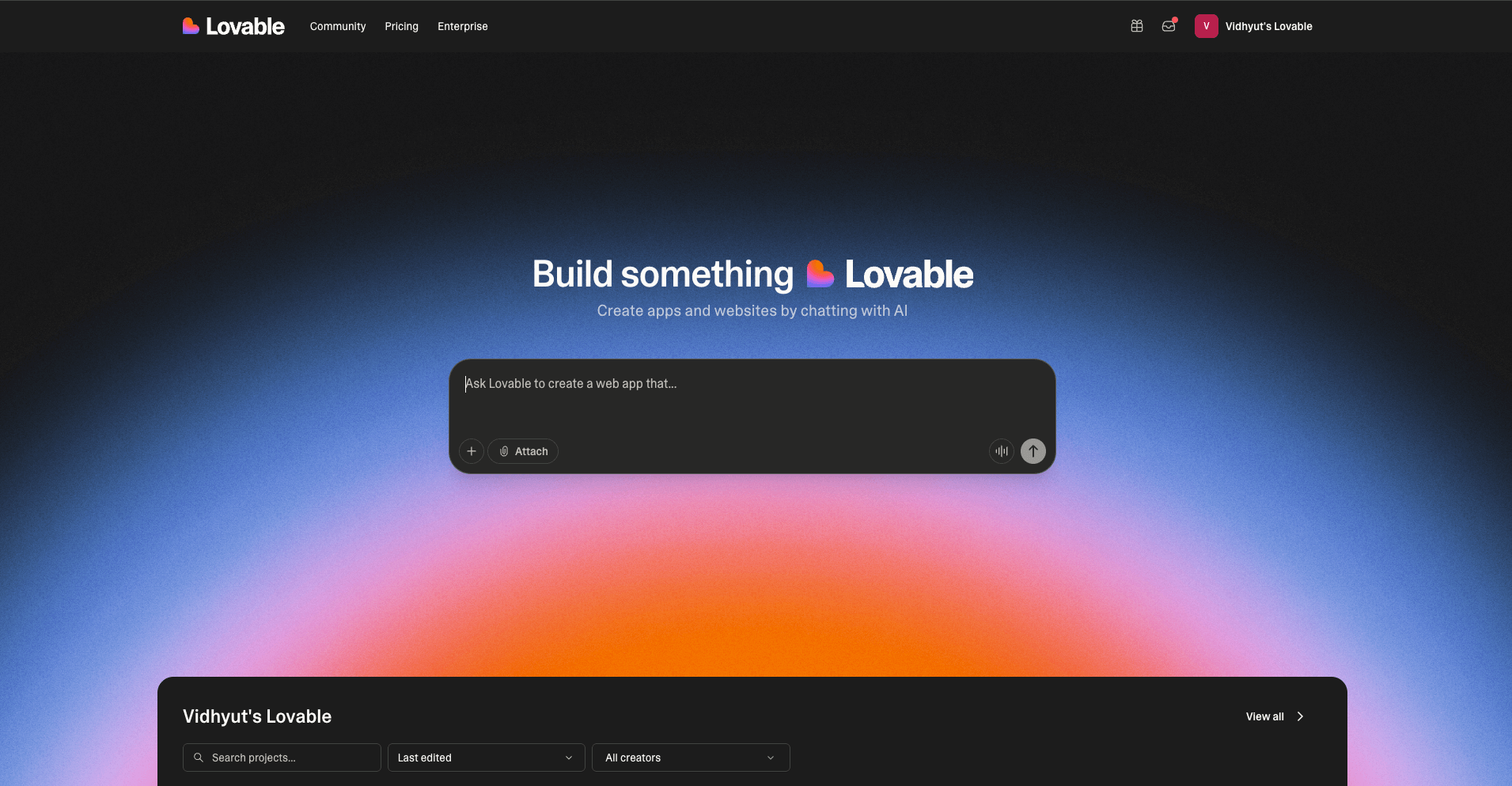  Lovable - ai builder