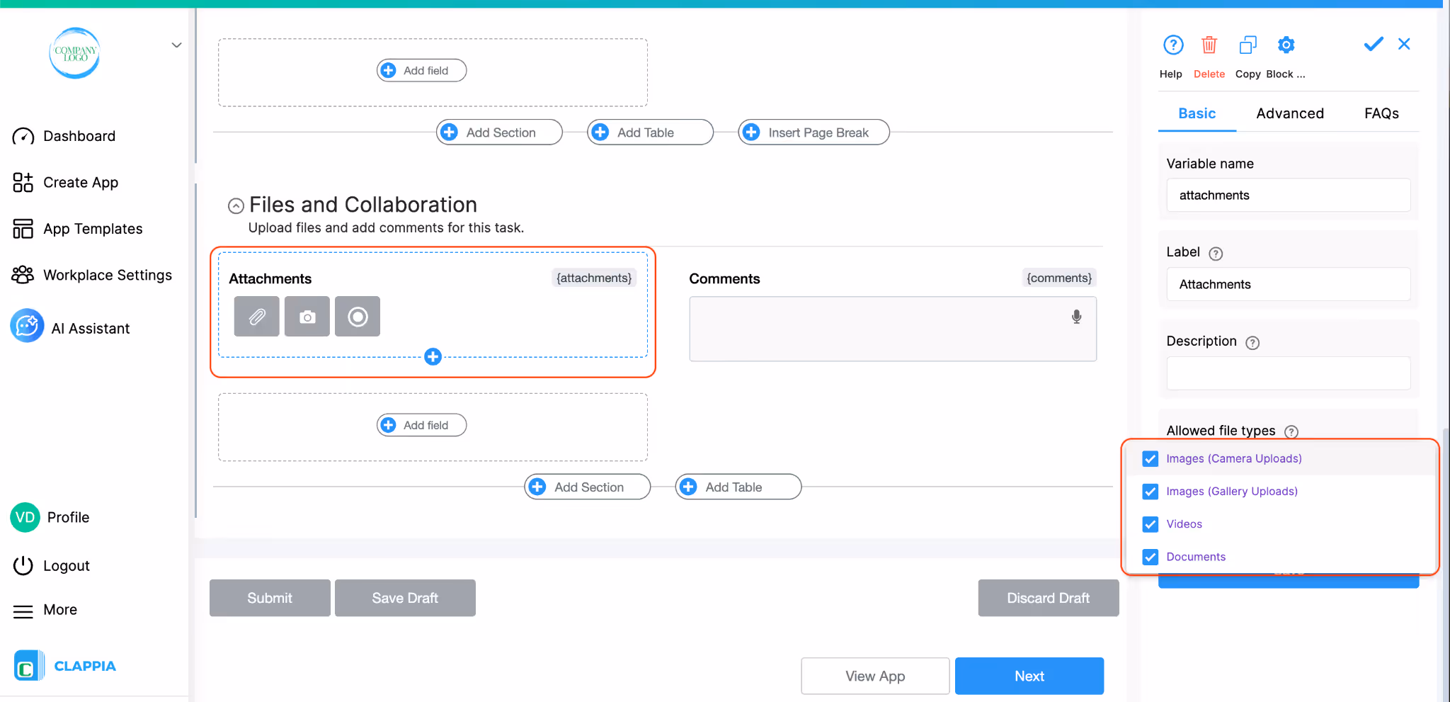 Task Management App with AI
