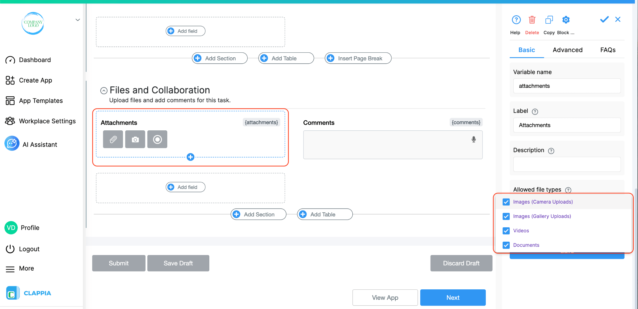 Task Management App with AI