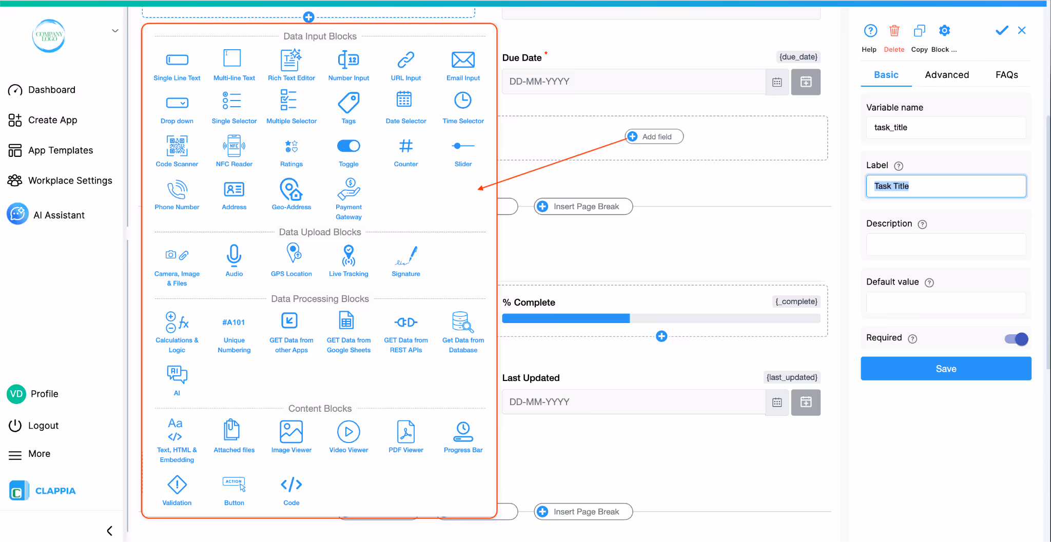 Task Management App with AI