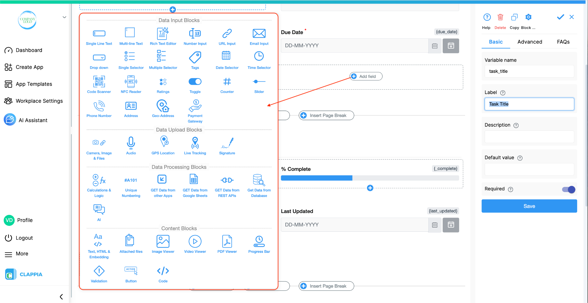 Task Management App with AI