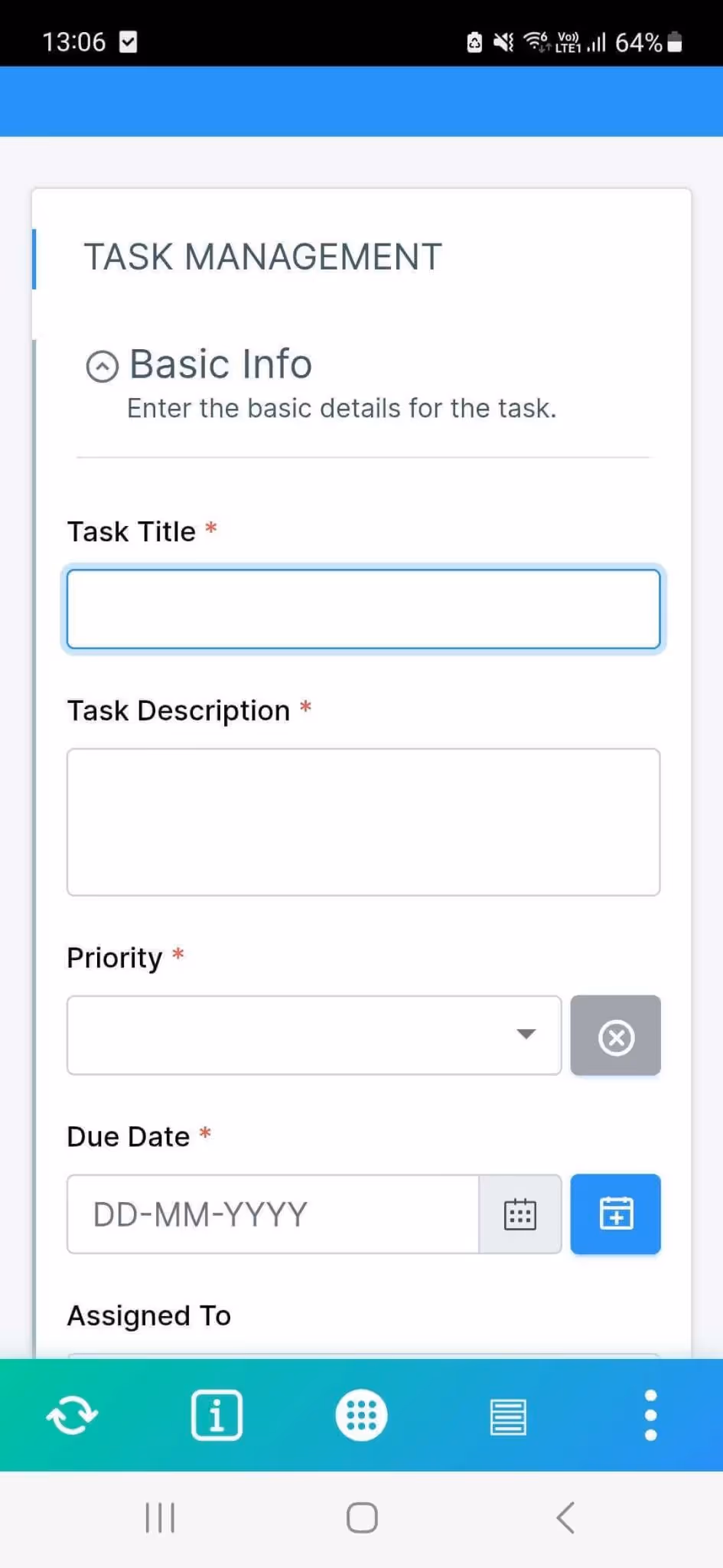 Task Management App with AI